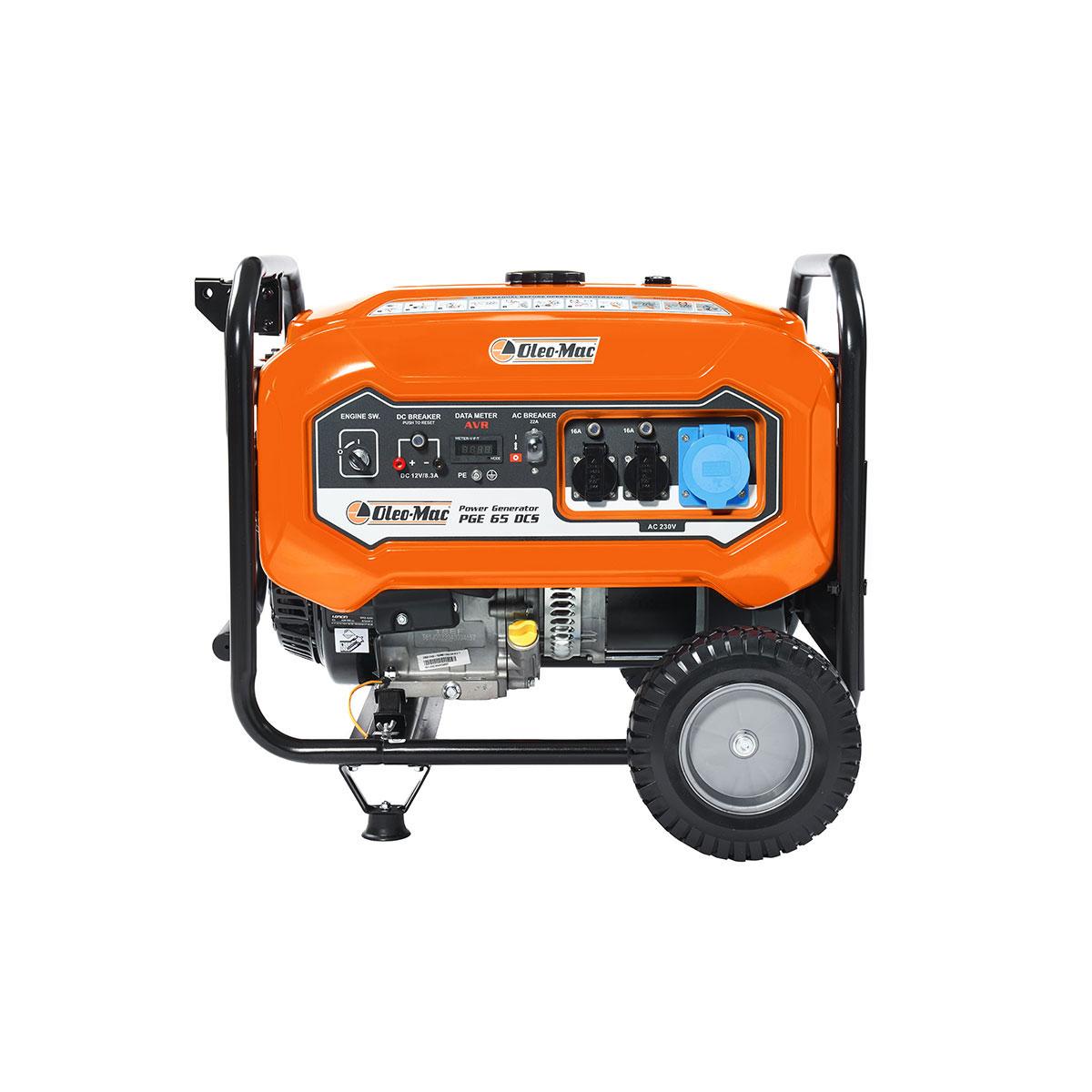 Power generators up to 6 kW PGE 65 DCS_2 | Oleo-Mac