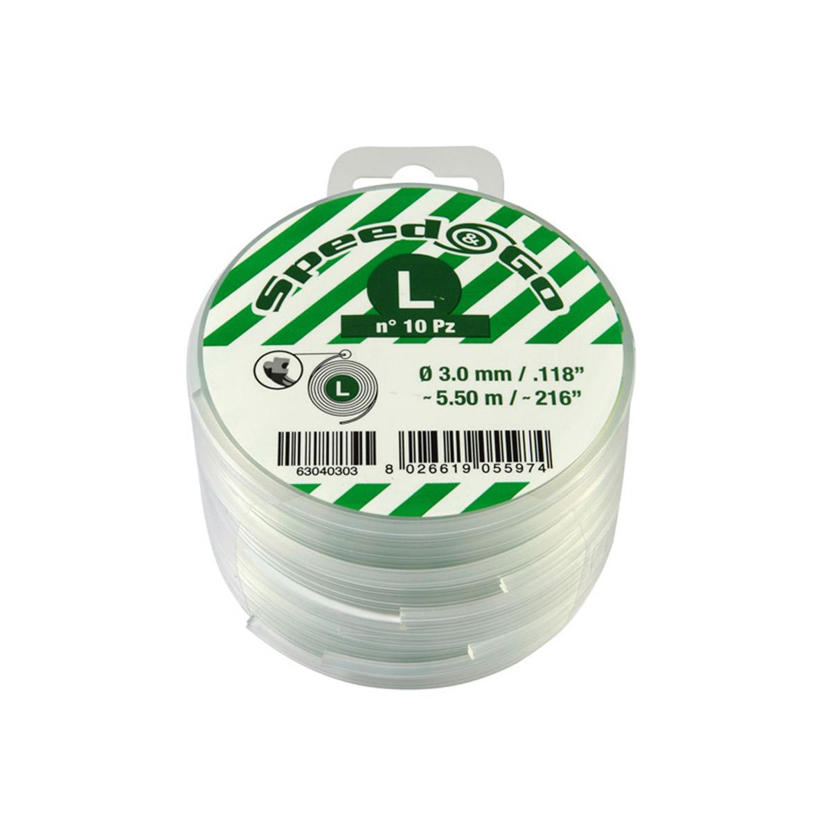 Accessories for brushcutters Speed&Go line recharge Ø 3.0 mm - 10 discs_1 | Oleo-Mac