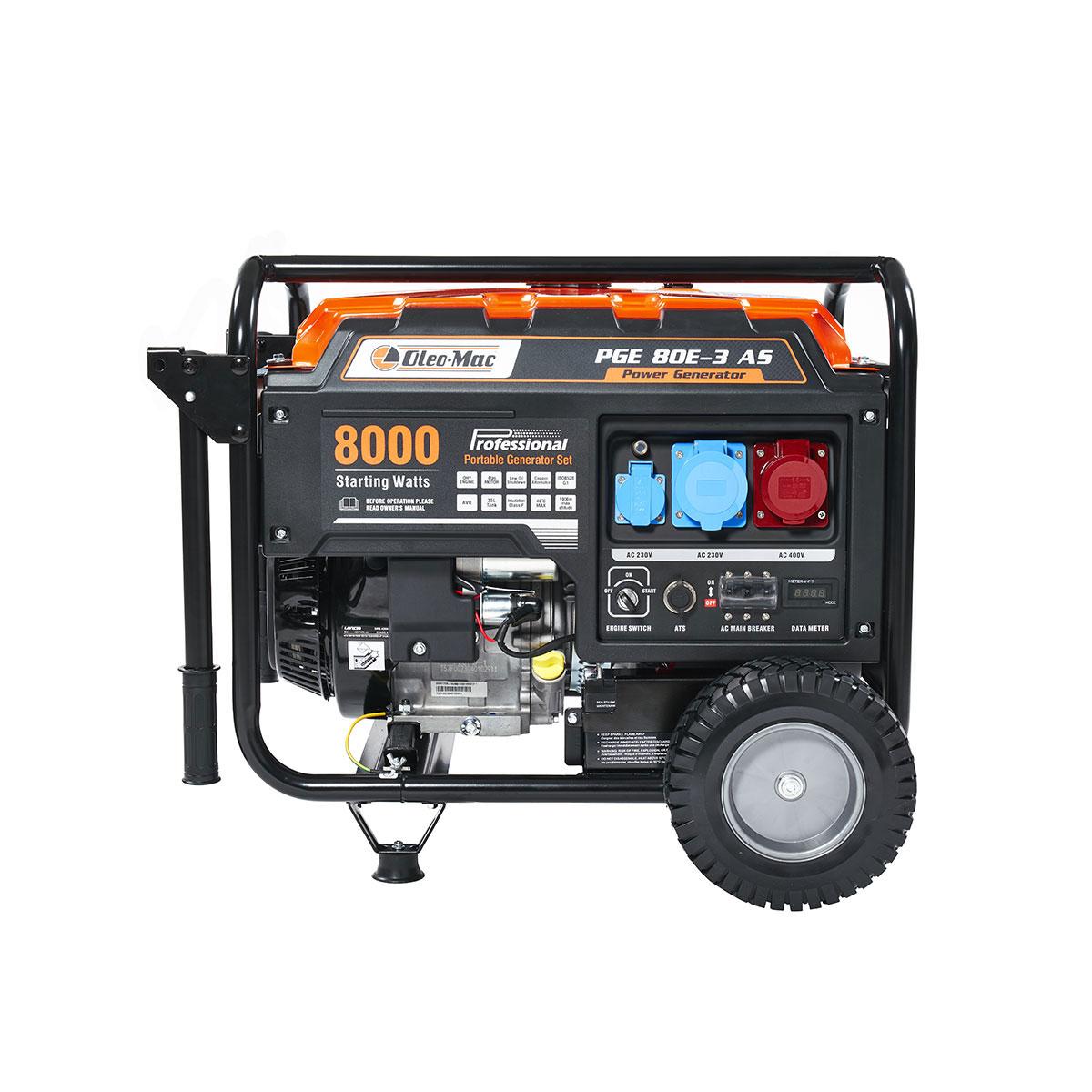 Power generators up to 6 kW PGE 80E-3 DCS_2 | Oleo-Mac