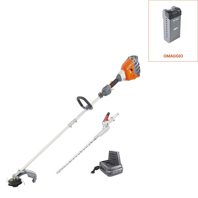 Decespugliatori a batteria BCi 530 D con batteria Bi 540, caricabatterie CRG 520, decespugliatore e tagliasiepi | Oleo-Mac