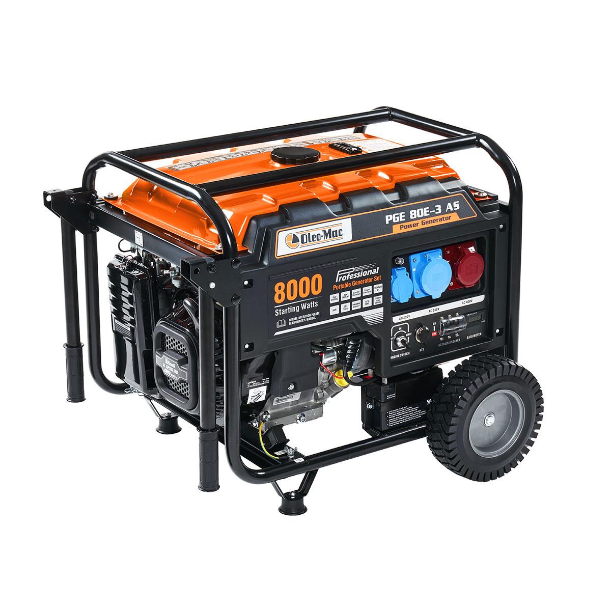 Power generators up to 6 kW PGE 80E-3 DCS_1 | Oleo-Mac