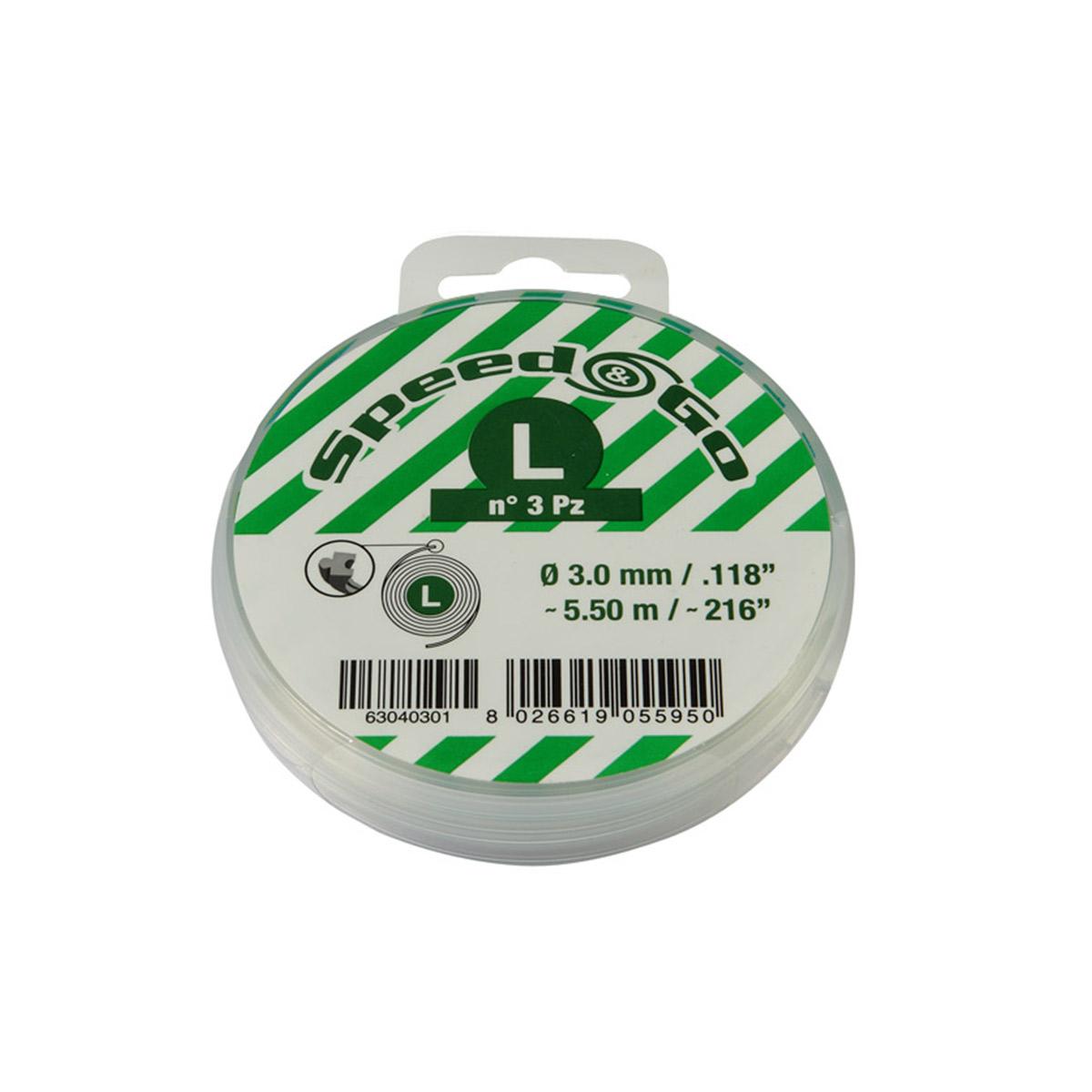 Accessories for brushcutters Speed&Go line recharge Ø 3.0 mm - 3 discs_1 | Oleo-Mac