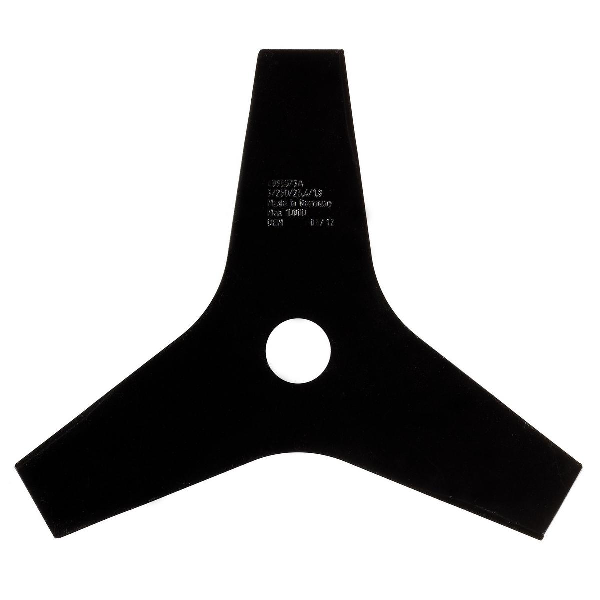 Accessories for brushcutters 3-tooth blade in tempered steel Ø 255 mm_1 | Oleo-Mac