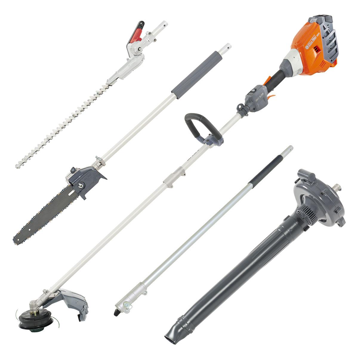 Battery-powered brushcutters BCi 530 D - Kit with 5 applications, Bi 540 battery and CRG 520 charger_1 | Oleo-Mac