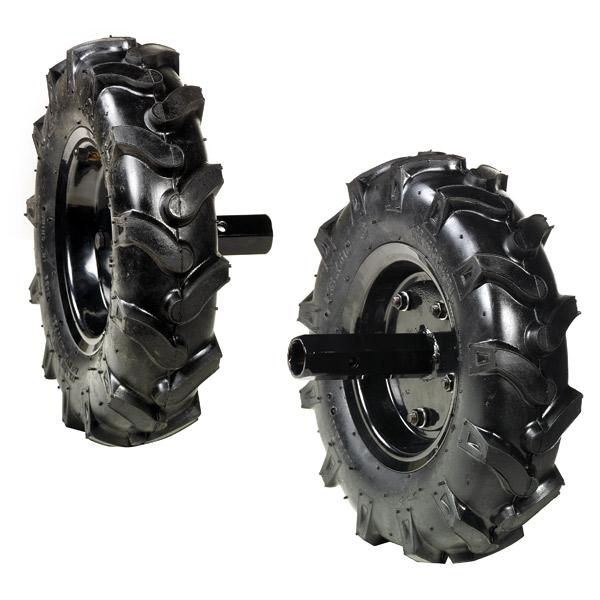 Accessories for rotary tillers Pair of 3.50-8 tyred wheels_1 | Oleo-Mac