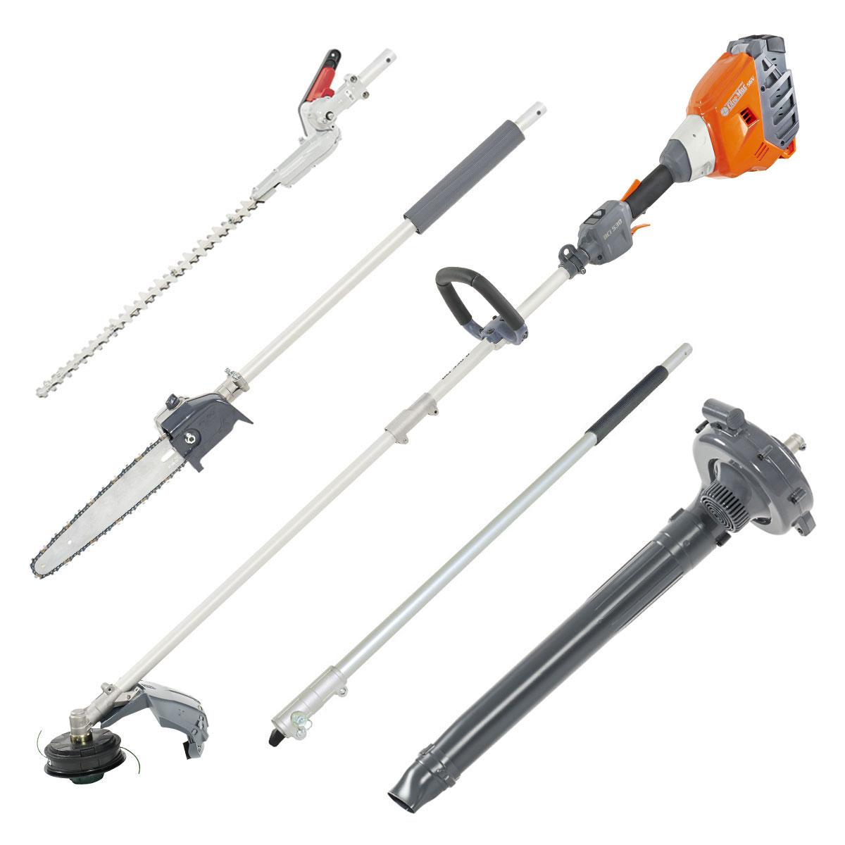 Battery-powered brushcutters BCi 530 D - Kit with 5 applications, Bi 540 battery and CRG 520 charger_1 | Oleo-Mac