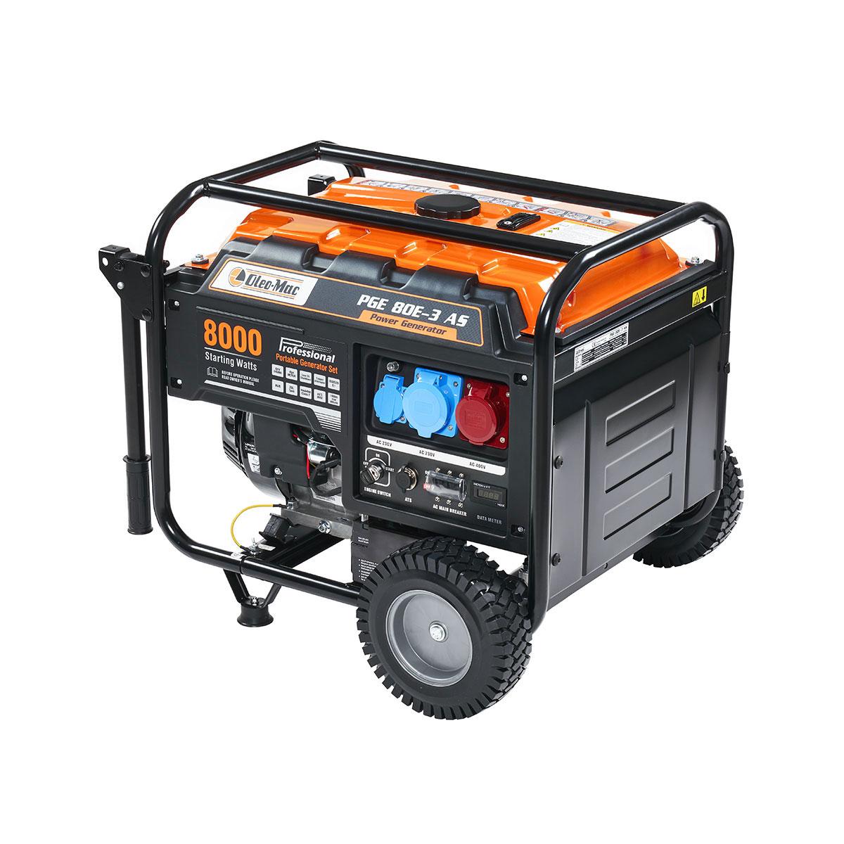 Power generators up to 6 kW PGE 80E-3 DCS_3 | Oleo-Mac