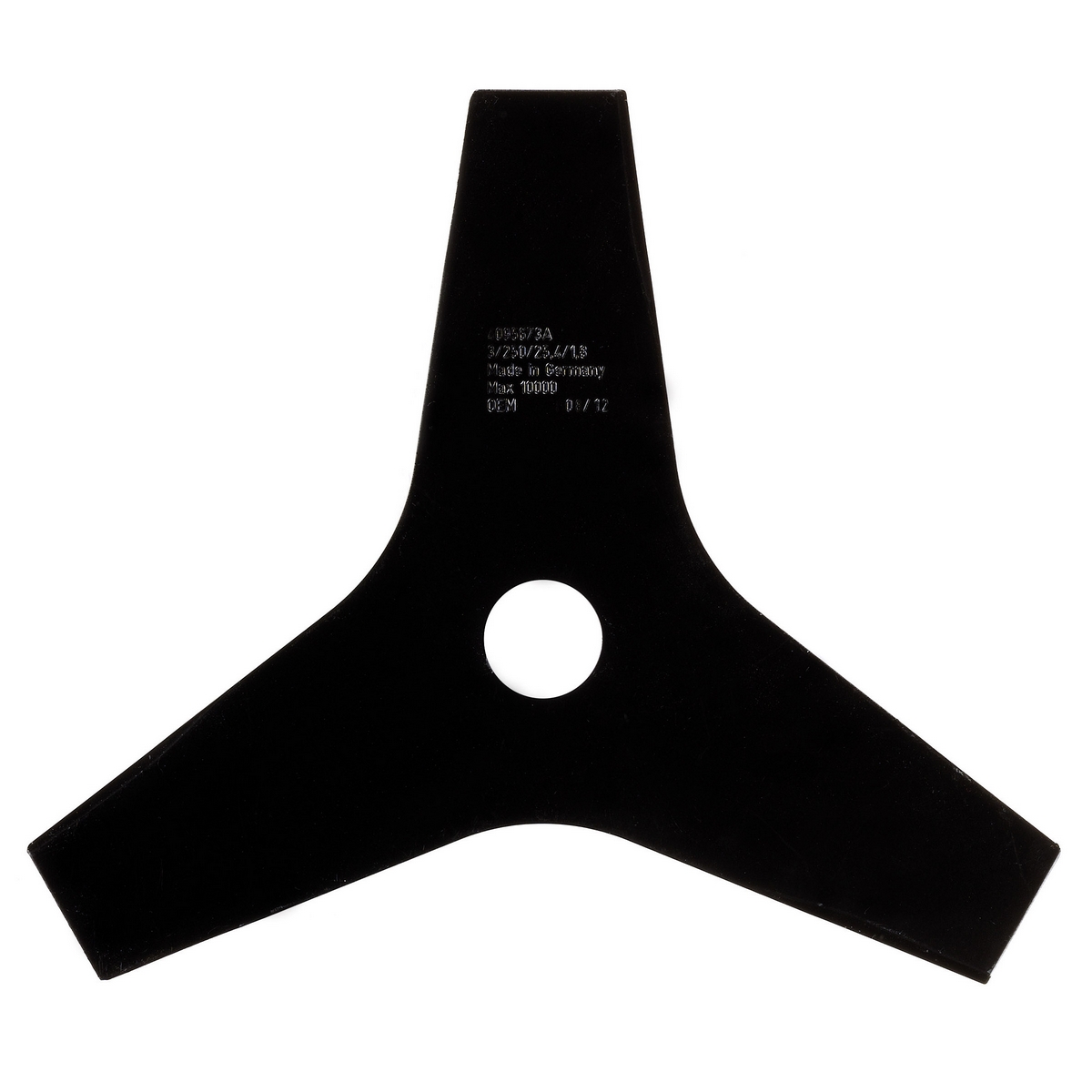 3-tooth blade in tempered steel Ø 255 mm: Accessories for 