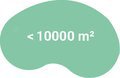 < 10 000 m² < 10 000 m²