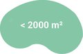 < 2000 m² < 2000 m²