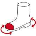 Anti-cut protection zone - Boots 2 Anti-cut protection zone - Boots 2