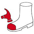 Anti-cut protection zone - Boots 4 Anti-cut protection zone - Boots 4