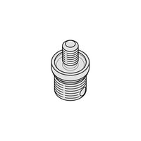Male adapter for line heads