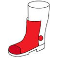 Anti-cut protection zone - High boots Anti-cut protection zone - High boots
