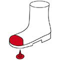Anti-cut protection zone - Boots 1 Anti-cut protection zone - Boots 1